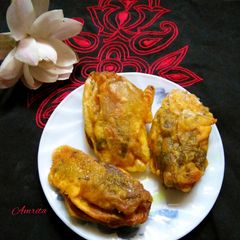A picture of Water Lily flower Pakora.