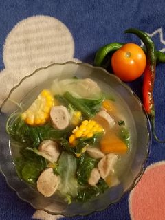 Foto resep Sayur bening baso