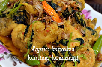 Anti Ribet, Bikin Ayam bumbu kuning kemangi Menu Enak