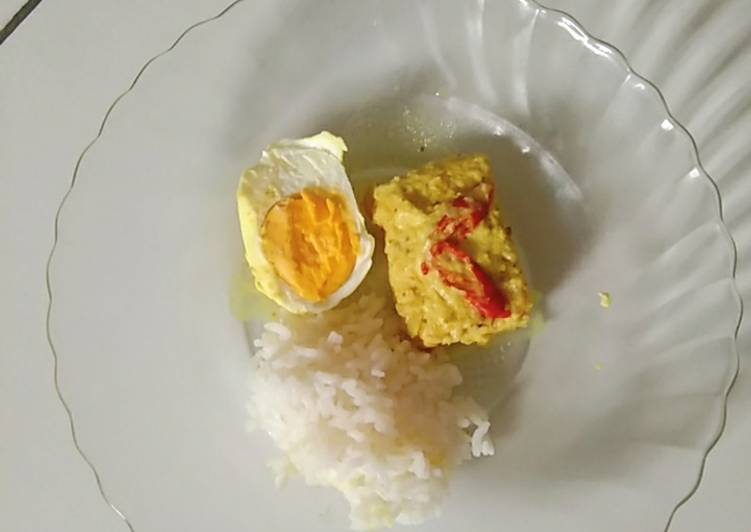 (Day 3) Tempe rebus masak kuning menu diet