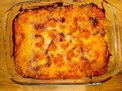 Una foto di parmigiana della nonna