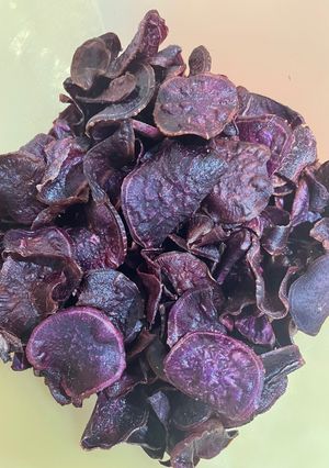 Foto resep Keripik ubi ungu krispi