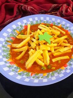 عکسی از دستور خوراک سیب زمینی