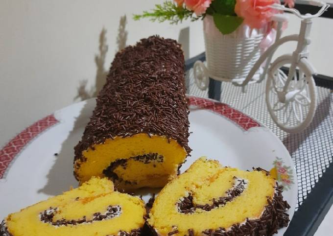 Recipe: Delicious Bolu Gulung Meses