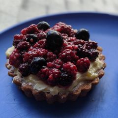 Berry tarts A picture of Berry tarts.