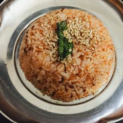 A picture of 🍅 Ruby Crown Pav Bhaji Masala Rice | No Onion, No Garlic.