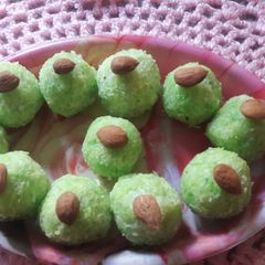 A picture of Easy tasty coconut petha laddu.