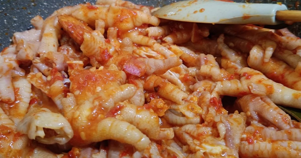 Sambal goreng ceker tanpa tulang