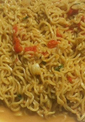 A picture of Pepper soup noodles.
