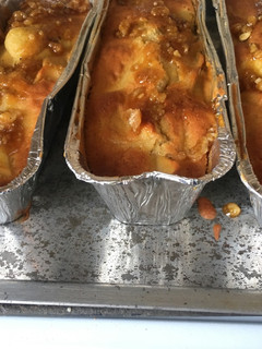 Una foto de Budín de manzana