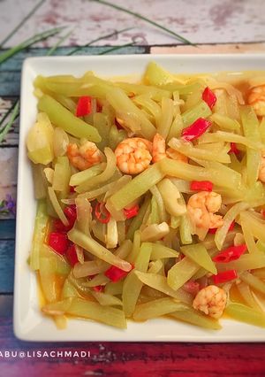 Foto resep Tumis Labu Udang (#PostingRame2_TumisSayur#