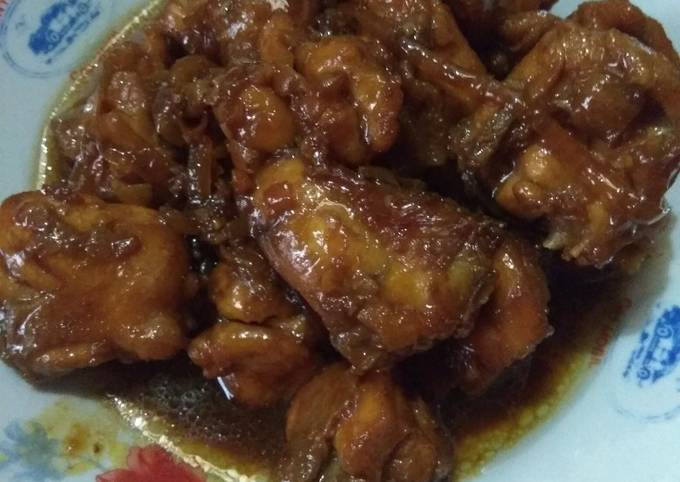 Ayam kecap jeruk limau