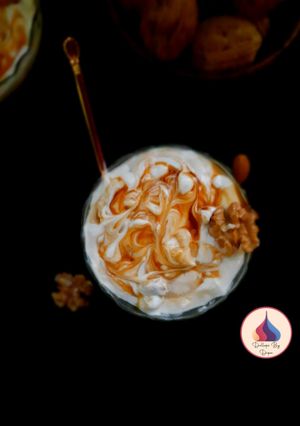 A picture of Walnut Caramel Shrikhand.