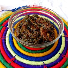 A picture of Vegetable soup.