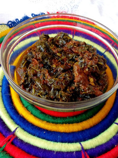 A picture of Vegetable soup.