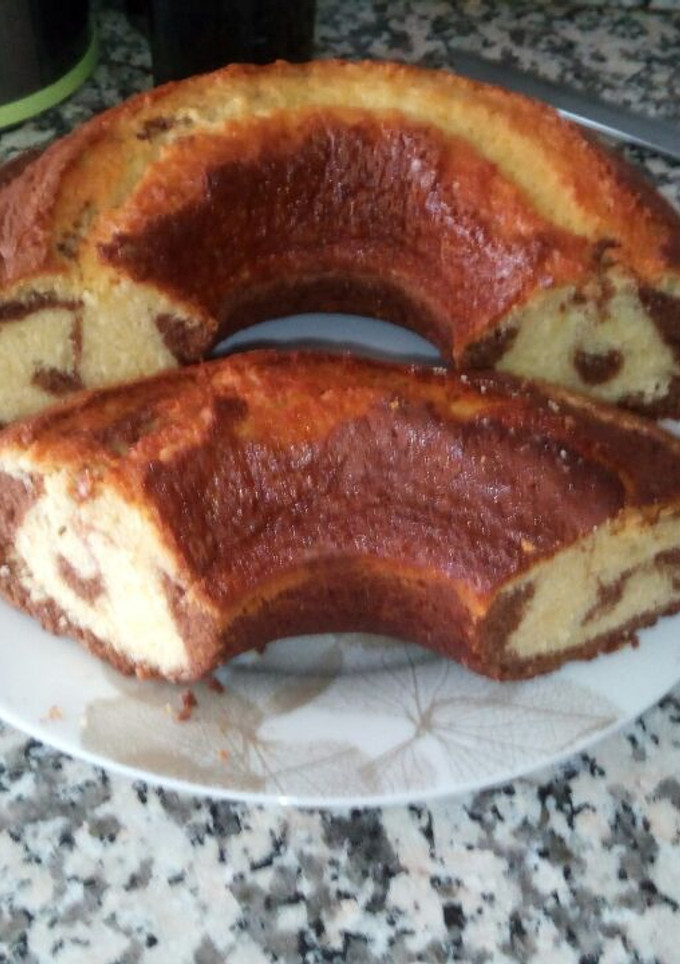 Una foto de Bizcocho de mármol 🥧