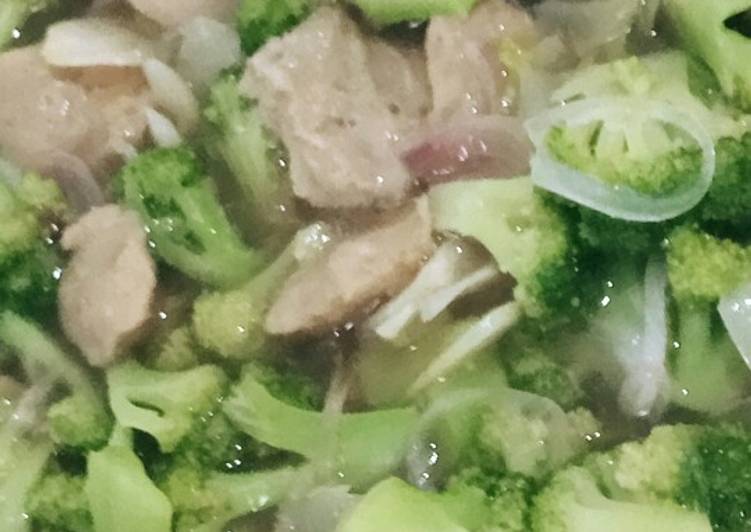 Resep Tumis Brokoli Bakso Lezat