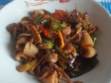 Tumis cumi Pete cabai hijau