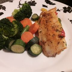 A picture of Grilled Hake Fillets.