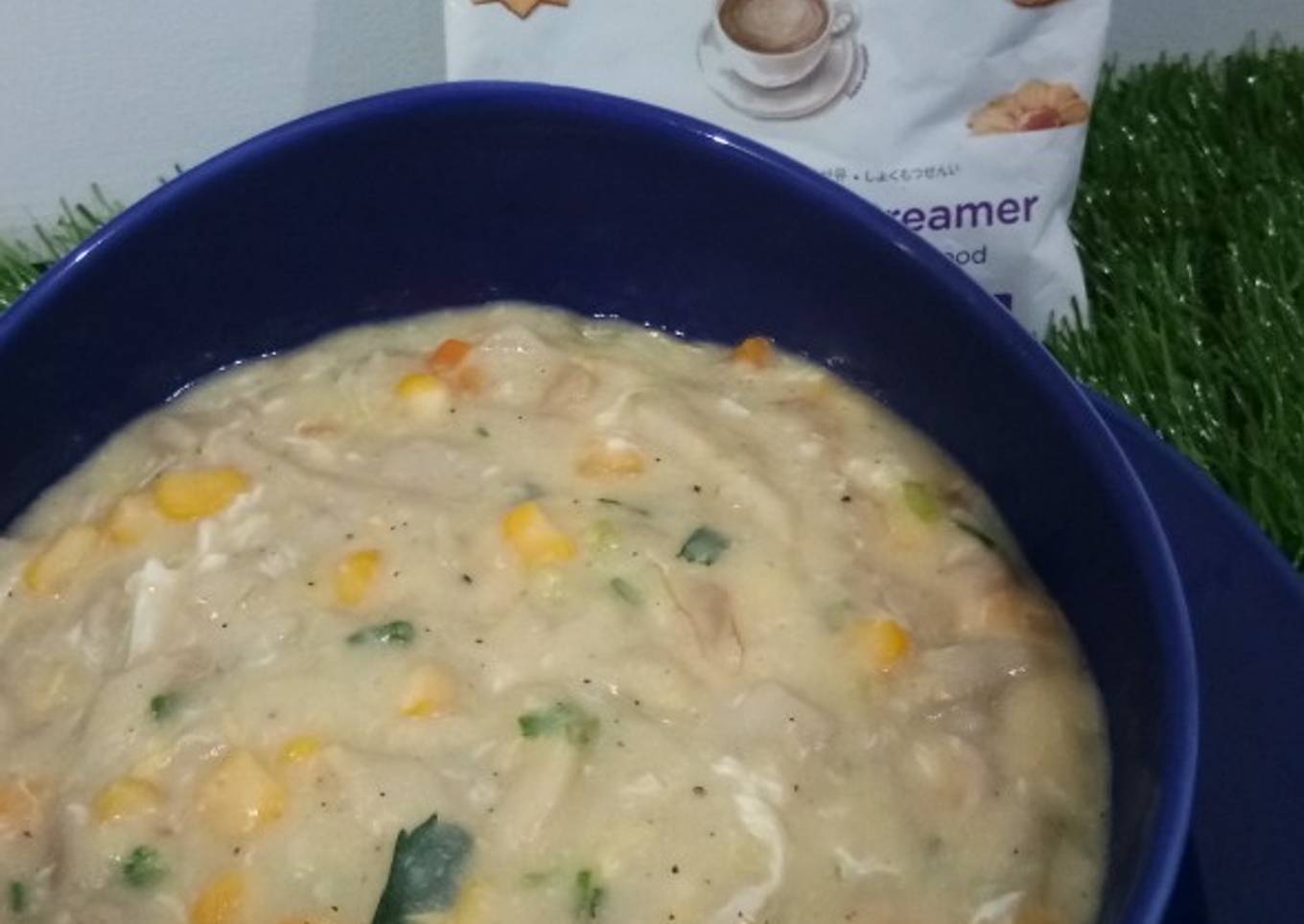 Sup krim ayam fiber creme
