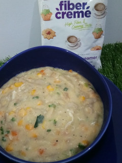 Foto resep Sup krim ayam fiber creme