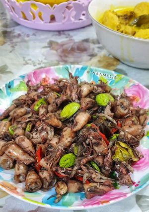 Foto resep Oseng Cumi Asin Petai