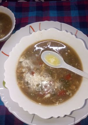 চিকেন স্যুপ (chicken soup recipe in Bengali) রেসিপির প্রধান ছবি