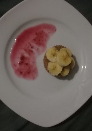Una foto de Muffins de plátano y nuez