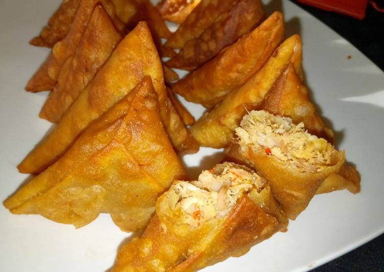 Steps to Prepare Great Chicken Samosa | Quick Recipe For Kids