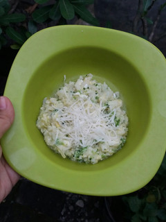 Foto resep Egg Broccoli Risotto (MPASI 11M+)