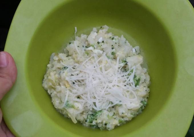 Egg Broccoli Risotto (MPASI 11M+)