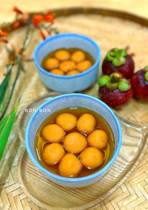 Hình của món Chè Mochi Khoai Lang Mật.