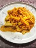 Olluco con pollo y papas