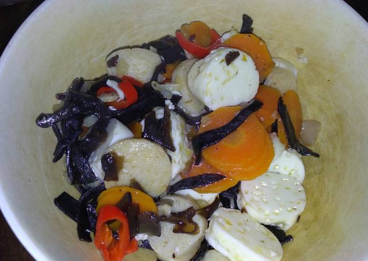 Cara Gampang Membuat Putih telur/wortel/jamur kuping yang Bikin Ngiler