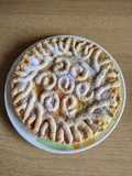 Crostata con pesche caramellate & crema pasticcera
