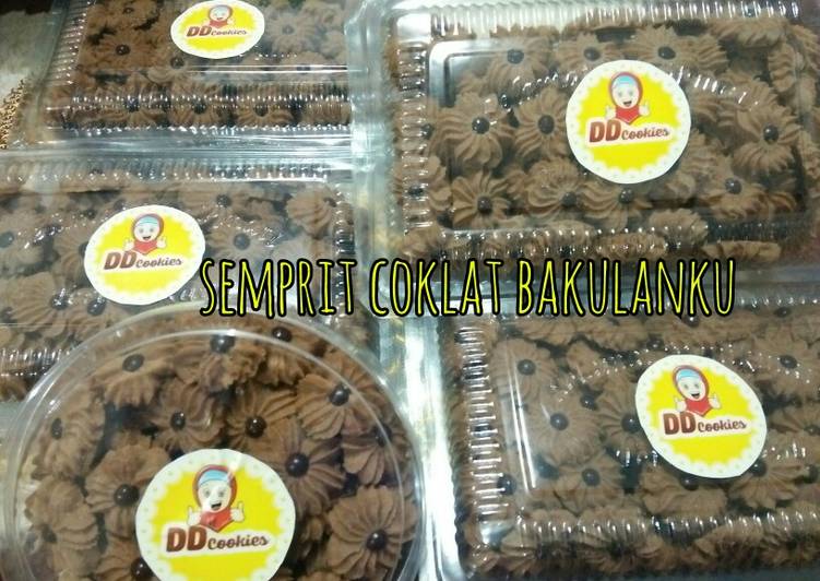 Resep Semprit coklat bakulanku yang Bisa Manjain Lidah