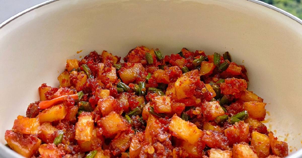 Resep Kentang Buncis Balado Oleh Jennifer Steffany Cookpad