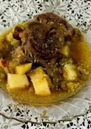 Una foto de Entomatado de res