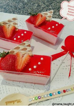 A picture of Strawberry Mousse.