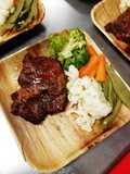 Bife ancho con vegetales