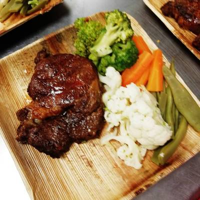 Bife ancho con vegetales Receta de omar severo- Cookpad