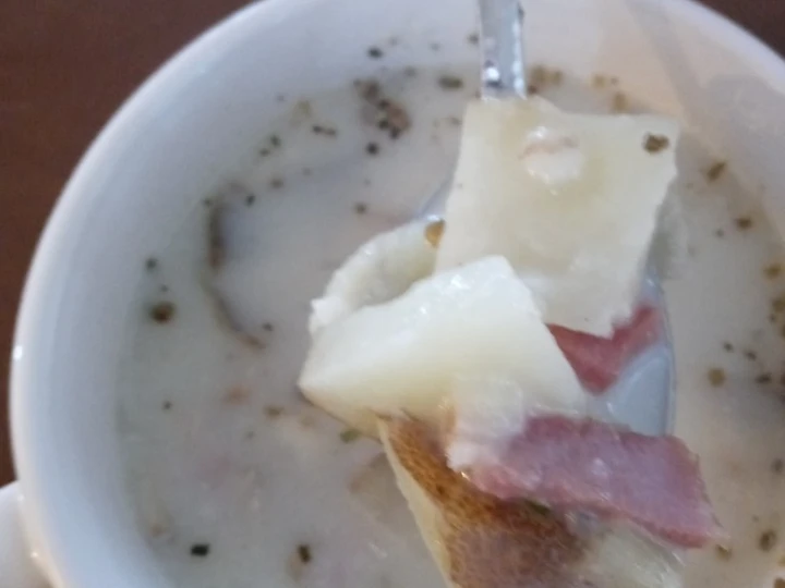Easy Steps Make Recipes Potato Bacon Soup the Can Spoil the Tongue Delicious.