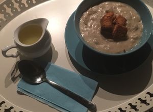 صورة لوصفة شوربة كريمة بالشوفان صحية
