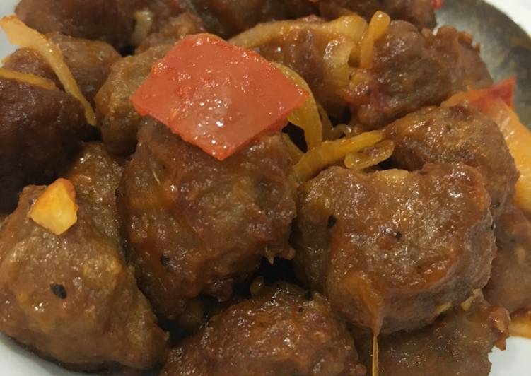 Resep Bakso Saus Pedas Manis Oleh Dea Saskia Cookpad