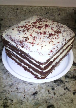Una foto de Torta Red Velvet 🎂 (Terciopelo Rojo)