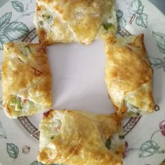A picture of Crescenza and veg parcels.