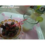 Chocolate cherries and lichi drink