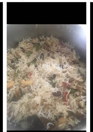 A picture of Veg pulao.