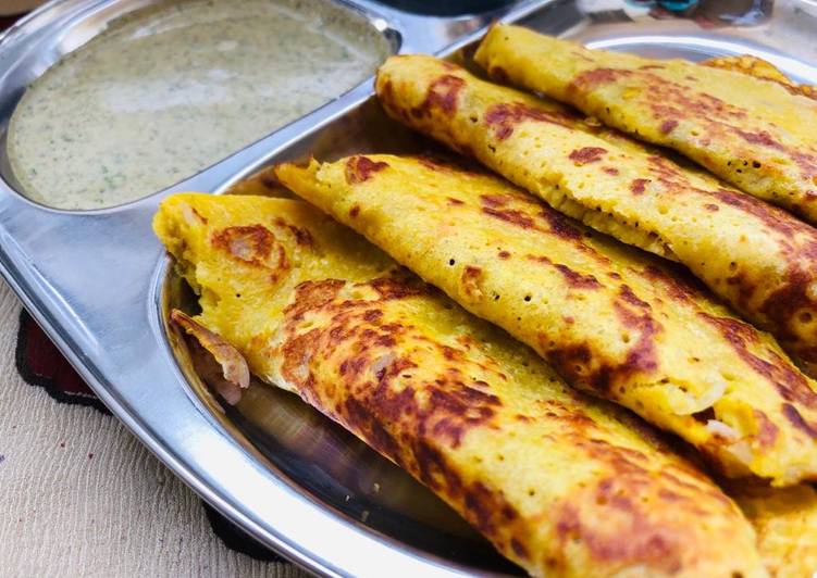 Recipe of Super Quick Homemade Besan chilla