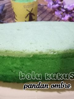 Foto resep Bolu Kukus Pandan Ombre
